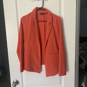 New York & Company Orange Blazer Size XS